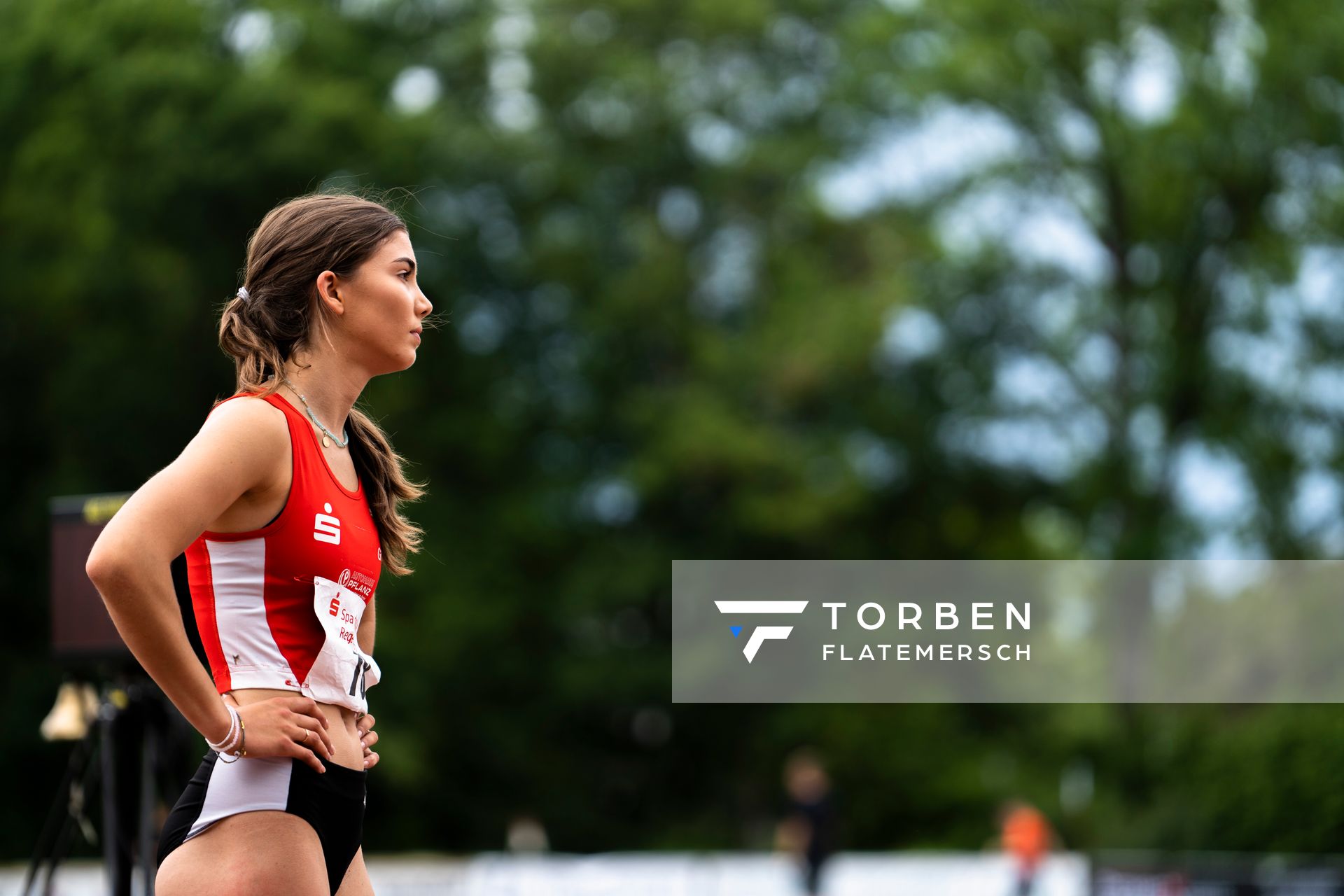 Anna Hense (LG Olympia Dortmund) ueber 400m am 04.06.2022 waehrend der Sparkassen Gala in Regensburg
